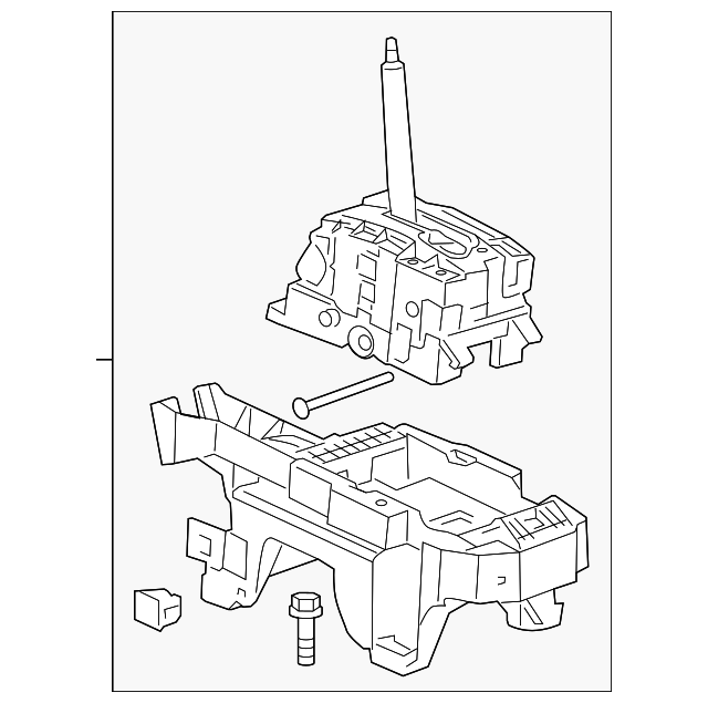 2013 Chevrolet Malibu Automatic Transmission Shift Lever Assembly
