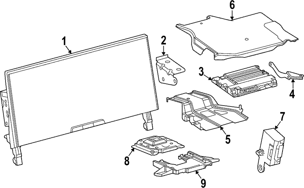 Amplifier Cover - Toyota (86183-46010)