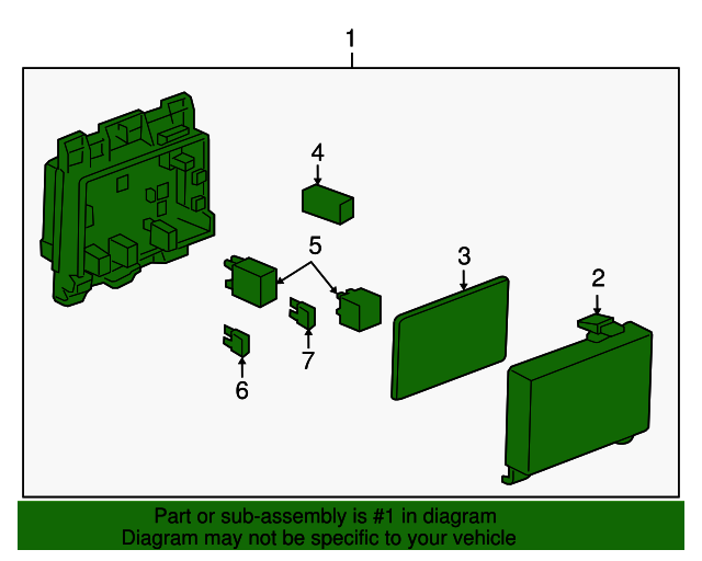 20052010 Pontiac G6 Body and Tail Lamp Wiring Harness Junction Block