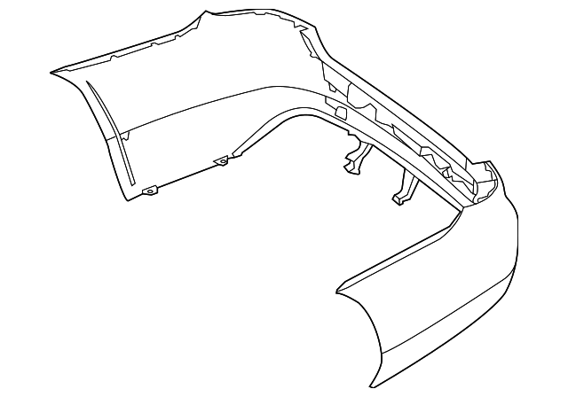 2012-2014 Mercedes-Benz Bumper Cover 218-885-44-25-9999 | MB OEM Parts 