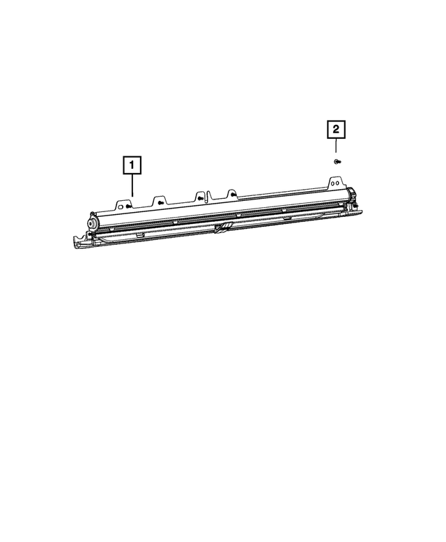 20212022 Jeep Grand Cherokee L Rear Window Sunshade, Left 6XN27TX7AE