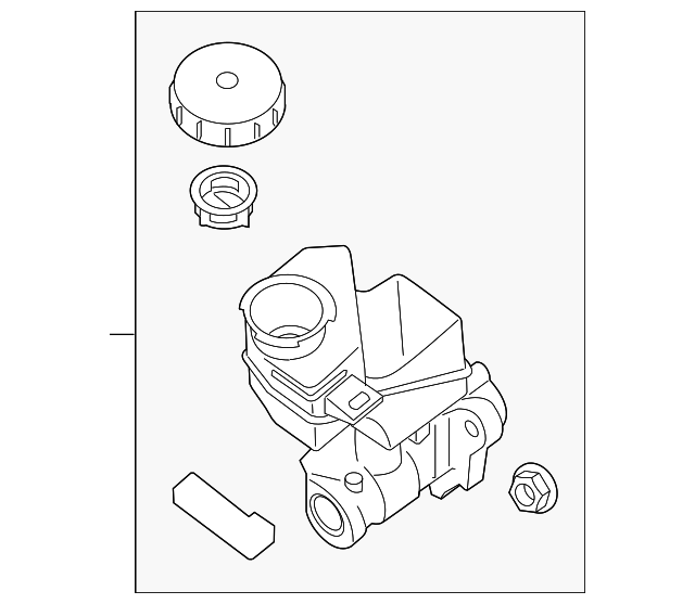 20072011 Nissan Altima Master Cylinder 46010JA00A Nissan Parts Store