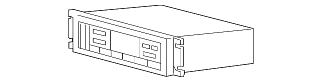 Dash Control Unit - Ford (YL2Z-19980-AA)
