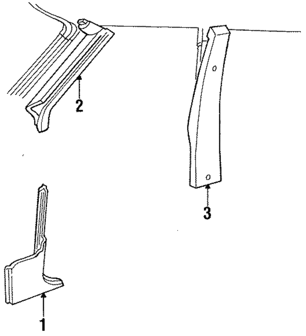 Kick Panel - Ford (E8FZ-5802345-A9B)