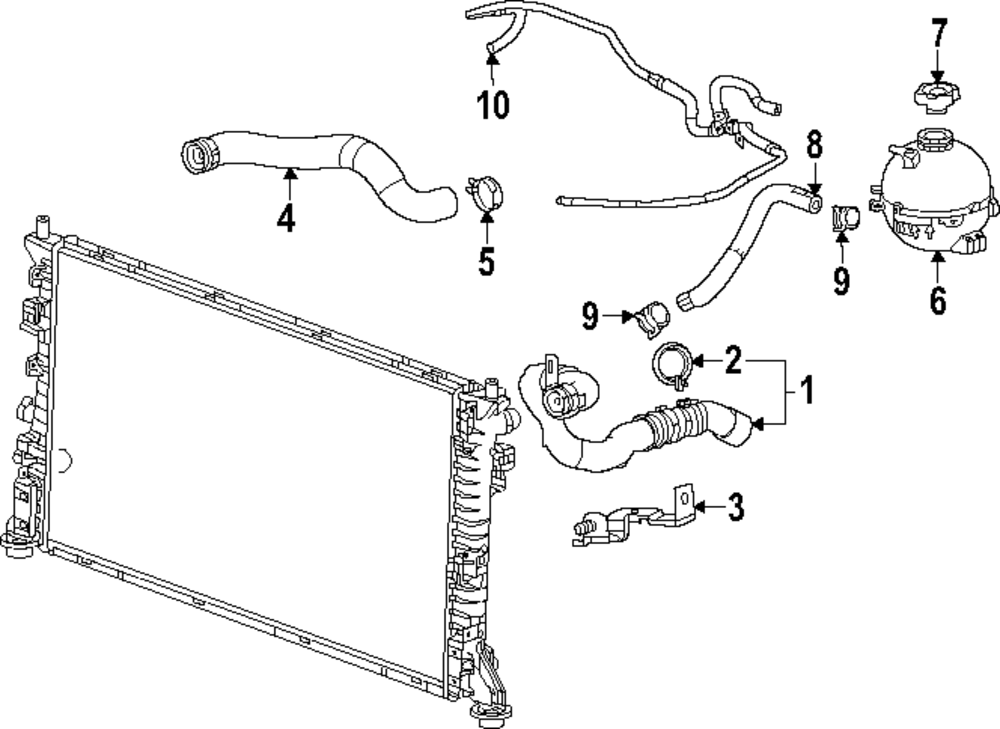 Lower Hose - GM (87839953)