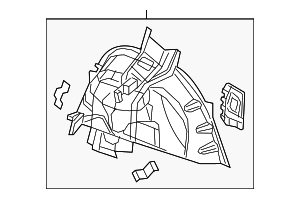 2016-2020 Buick Envision Inner Wheelhouse - Passenger Side (RH ...