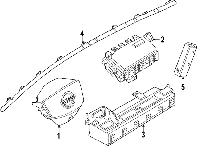 Head Air Bag 2023 Nissan ARIYA (K85P0-5MR0A) Image