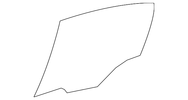 Window, Rear S/D - GM (92254937)