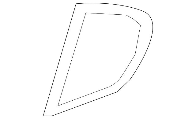 Window, Rear S/D Sta (W/Rear S/D Wdo W/Str) - GM (92254935)