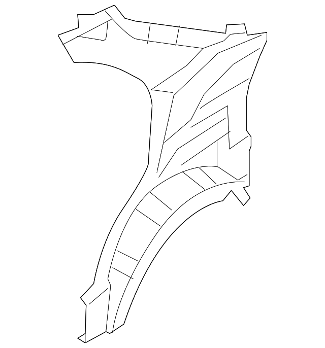 Rear Driver Side Inner Body Panel - GM (96648317)