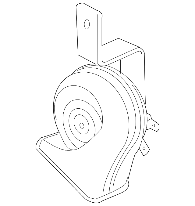 GM Genuine OEM High Note Horn 23303428 – Chevrolet GMC B80, Direct Fit