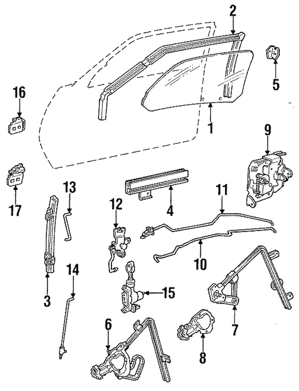 Rod - F/D O/S Hdl To Lk - GM (20564917)