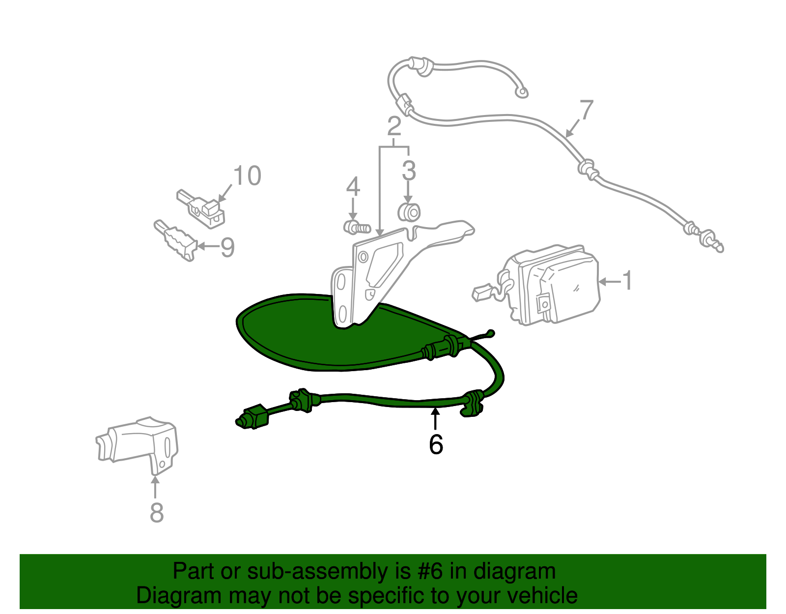 Cable - Buick (25727040)