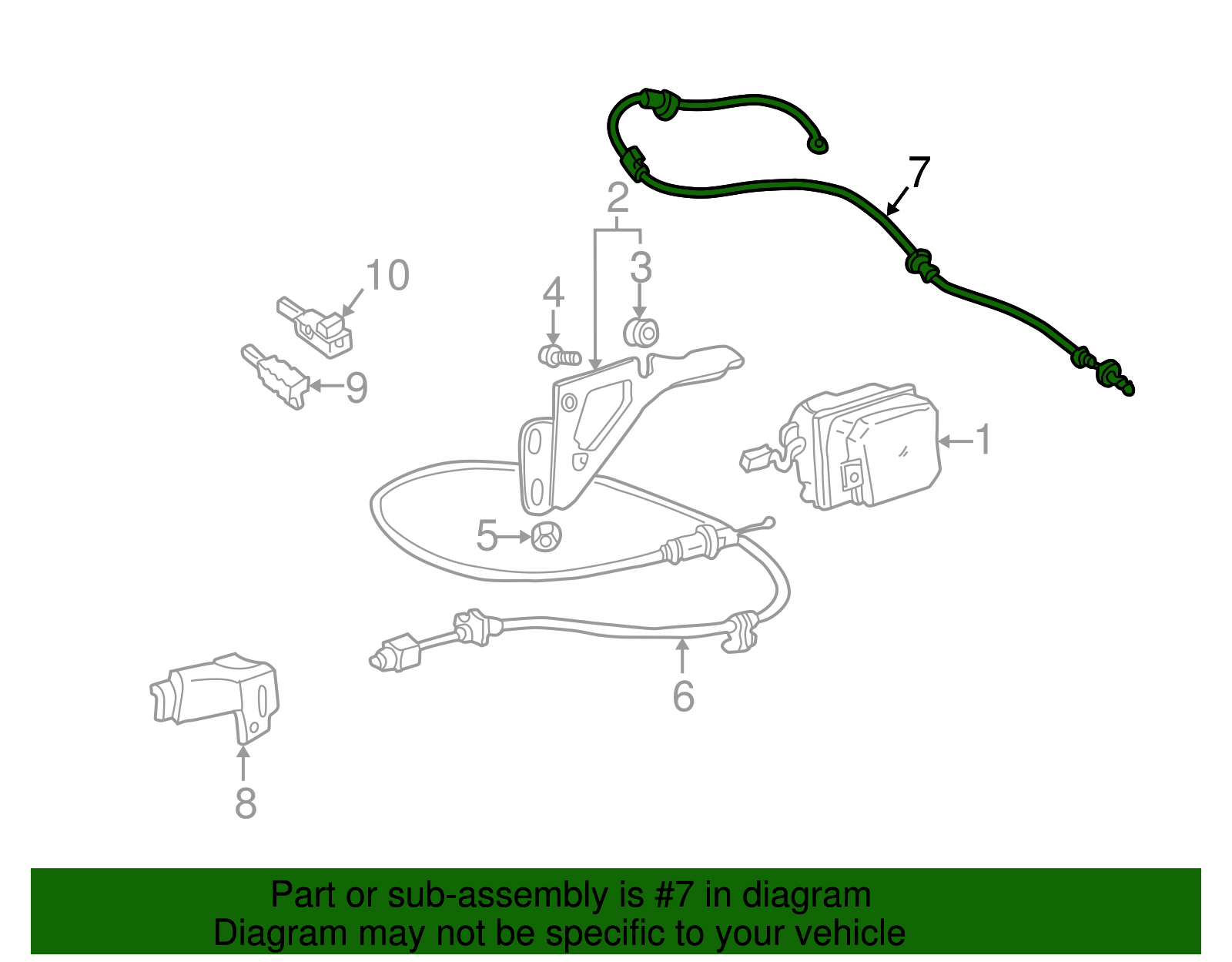 Throttle Cable - GM (25654686)