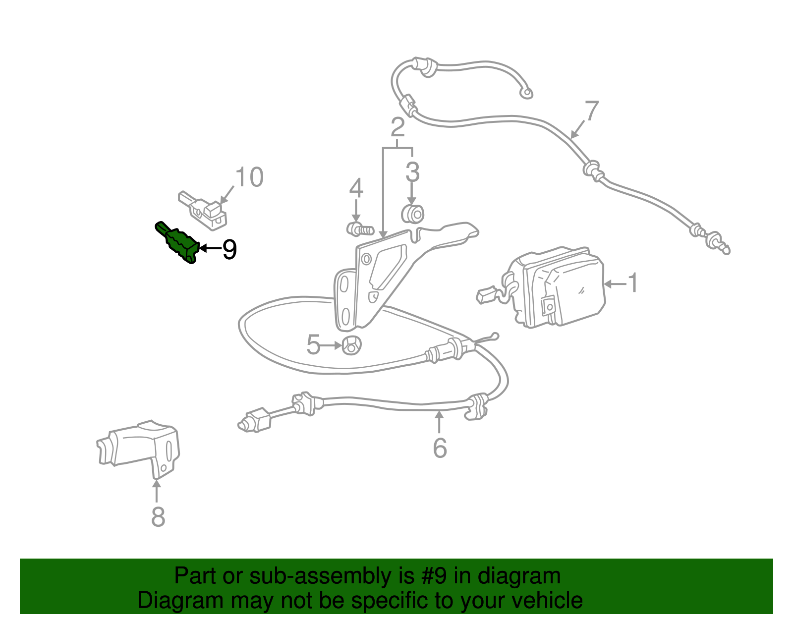 Brake Light, Automatic Transmission Shift Lock, and Cruise Release Switch - GM (25668878)