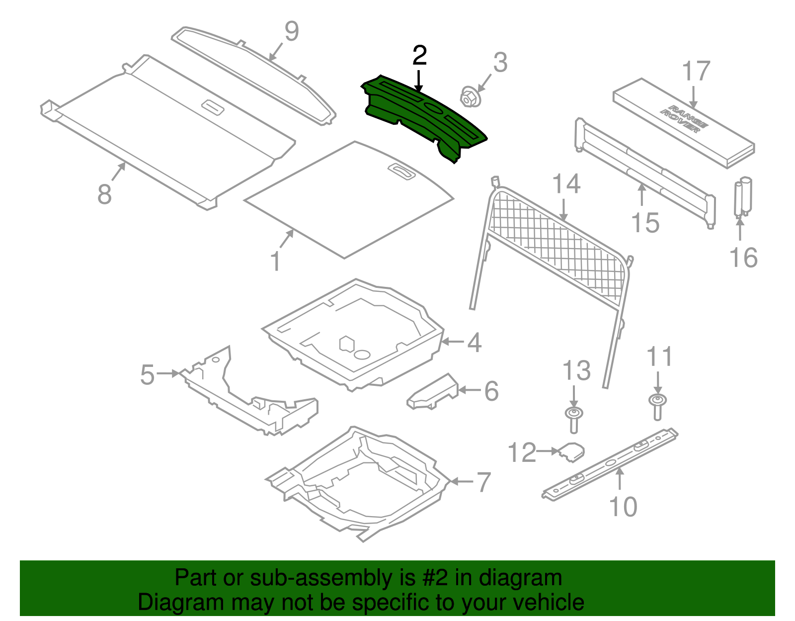 VPLYS0456 - Loadspace Tread Plate Finisher - Illuminated - 2018-2020 ...