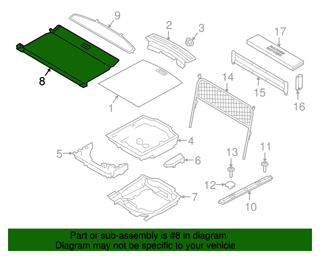 Genuine OEM Luggage Cover Part LR123865 Fits 20182023 Land Rover