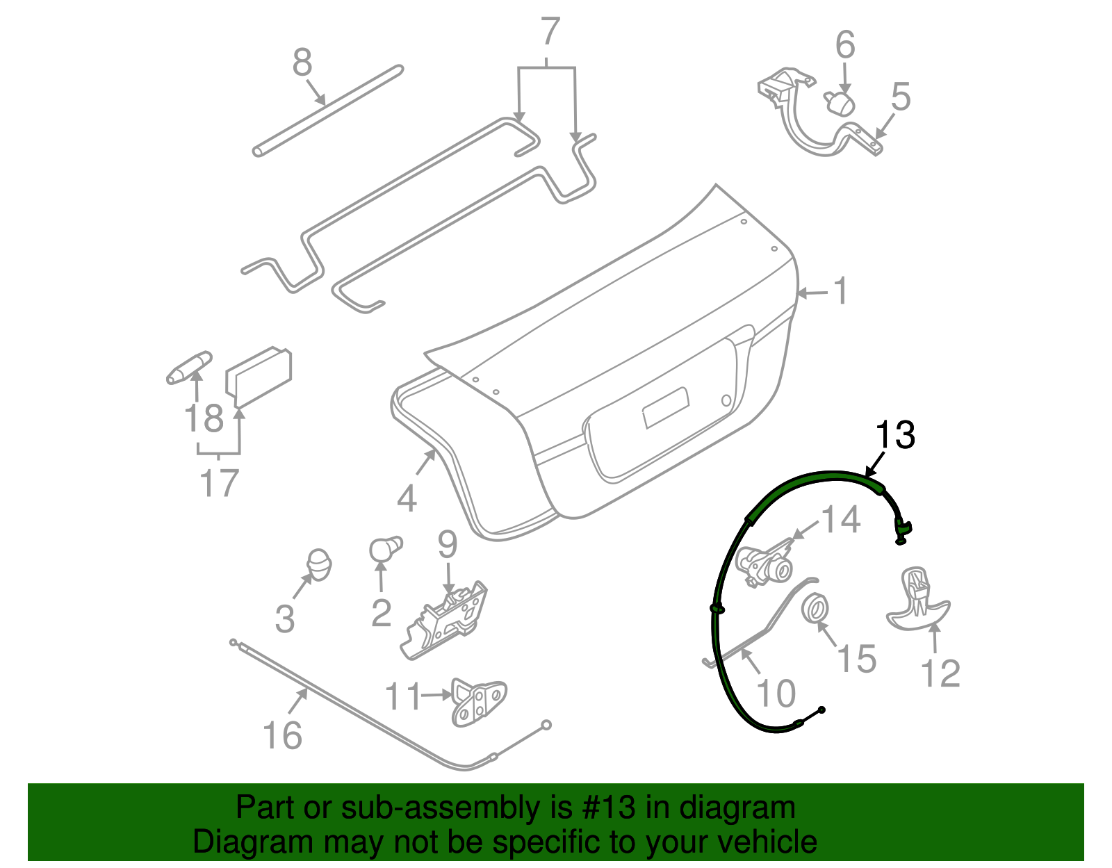 Cable - GM (96541199)