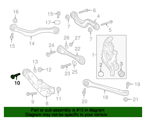 2017-2025 GM M14x2x95 Rear Lower Suspension Control Arm Bolt 11547215 ...