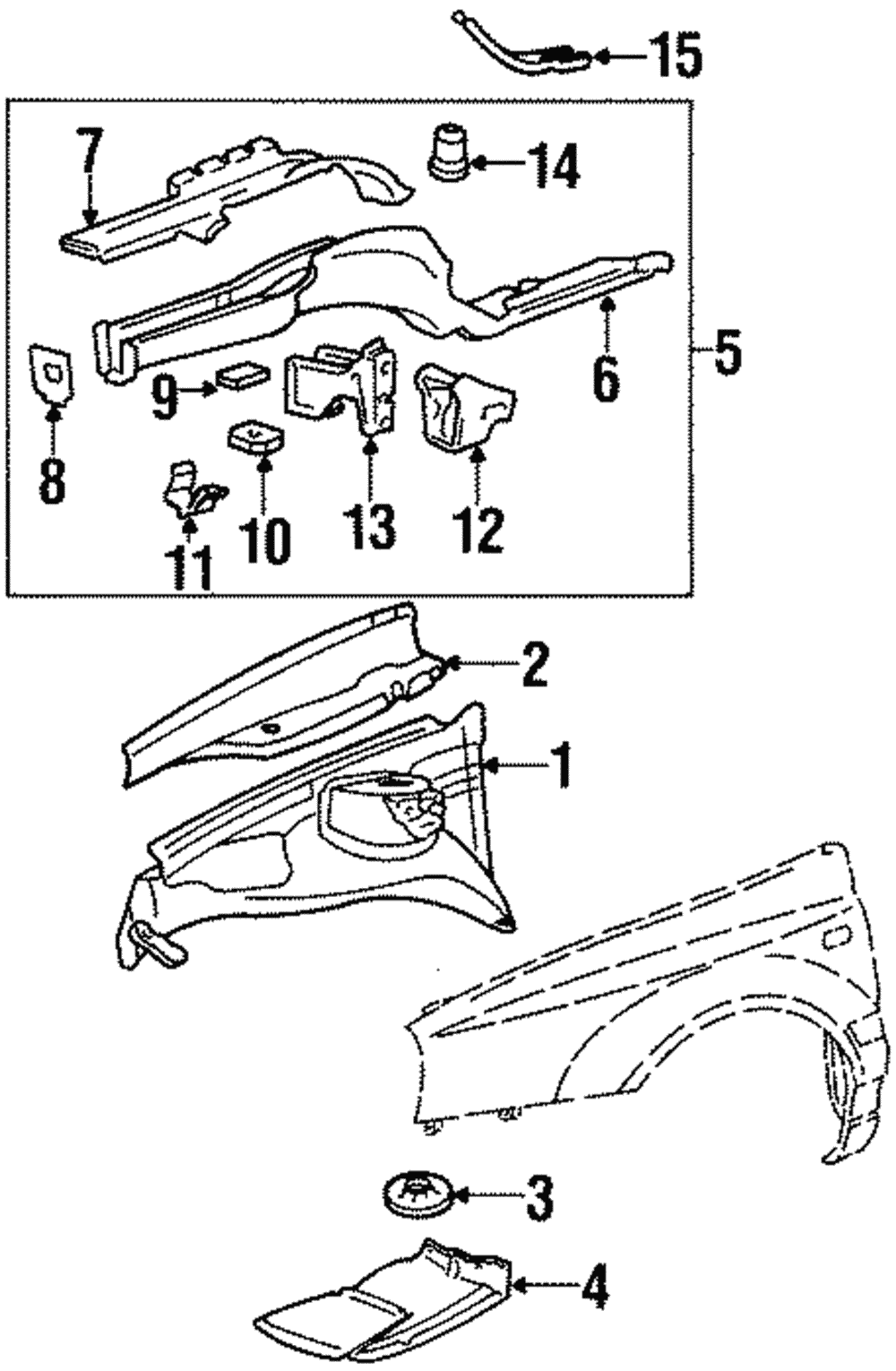Bumper Bracket Nut - Volkswagen (N-901-883-02)