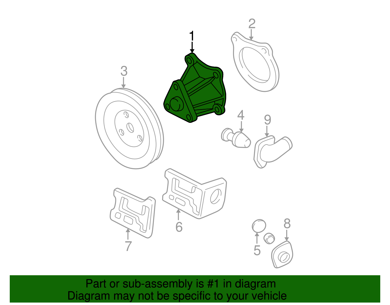 Water Pump - GM (12462265)