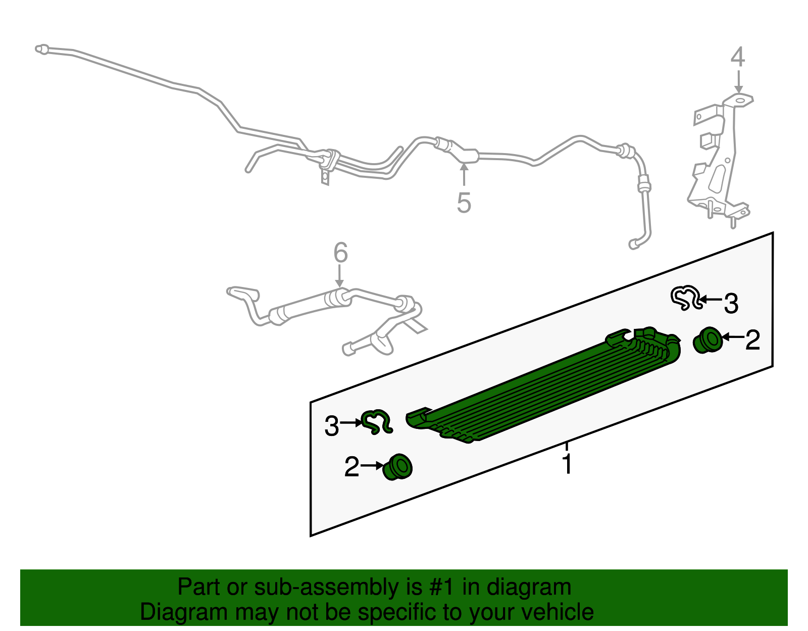 22960693 - Automatic Transmission Auxiliary Fluid Cooler 2016-2024 GM ...