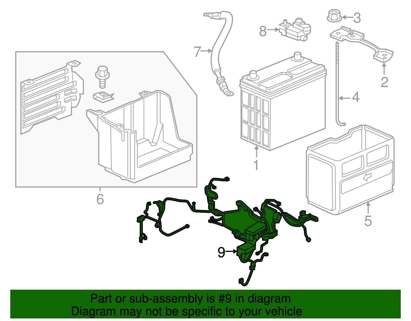 04322-TBA-A00 - 2016-2018 Honda Civic - Engine Harness | Honda Parts Cheap