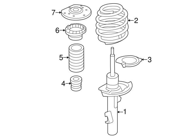 Volvo OEM Strut Mount Part# 31340606 | OEM Vehicle Parts