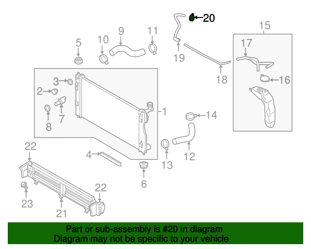 20052023 Subaru Engine Coolant Reservoir Hose Clamp 092311502 Subaru