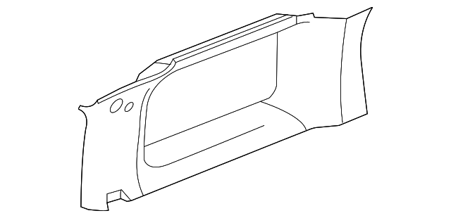 Molding Assembly-Body Side R/Wdo Garnish          *Gray        Y - GM (25820004)
