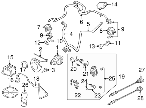 Audi A 4 B 6 Rear Suspension Diagram