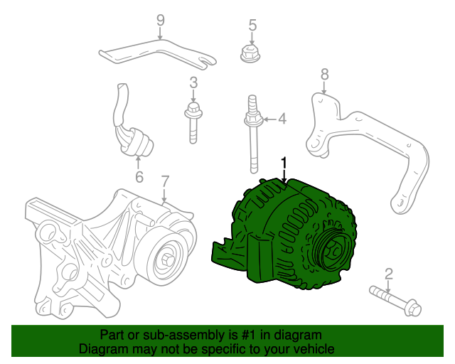 19244736 Reman Generator New OEM Part From GM Parts Direct GM Parts