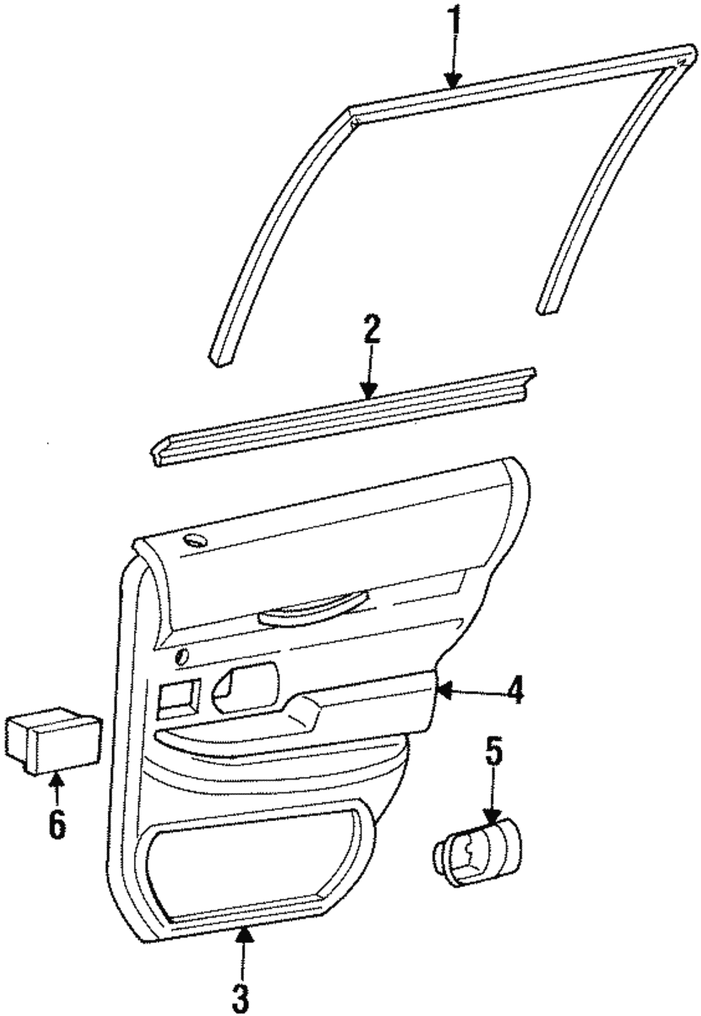 Pull Pocket - Ford (XW7Z-5422635-AAC)