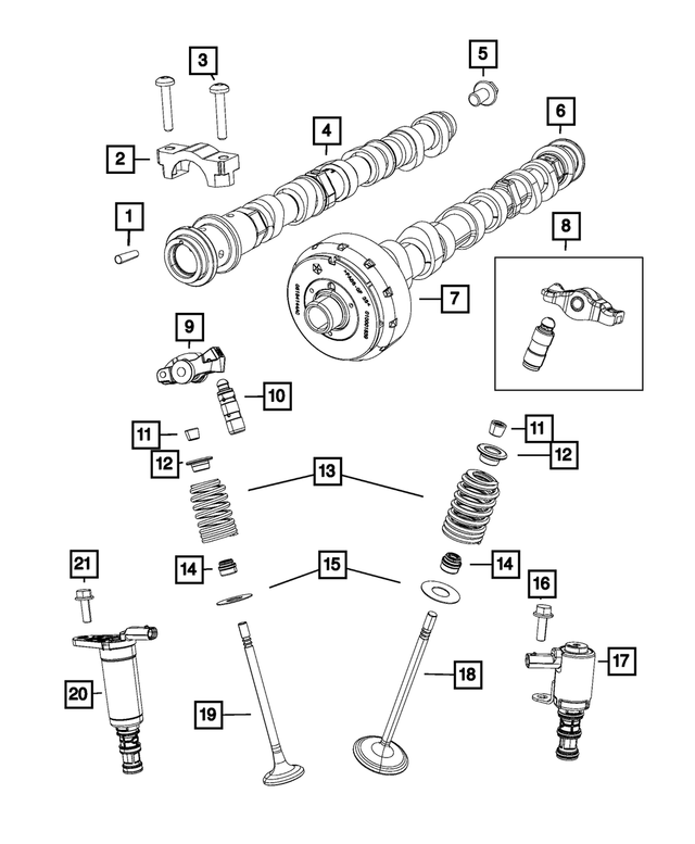 2016-2025 Mopar Variable Valve Lift Solenoid 5047897AC | Mopar Online Parts