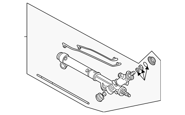 Gear Kit, Strg (Remanufactured) - GM (19330423)