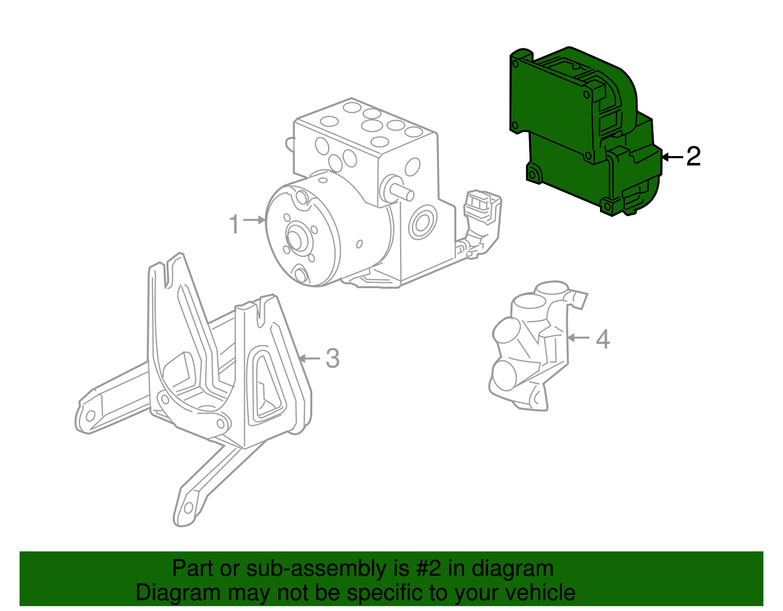 Module Assembly, Elek Brake Control      (Remanufactured) - GM (19302008)