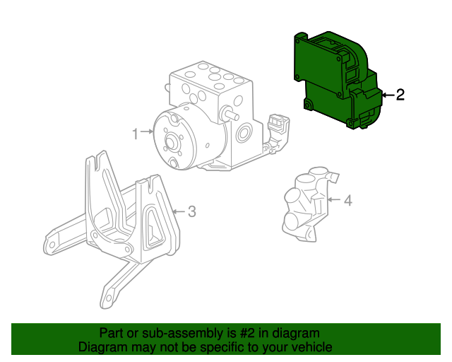 2007 GM Electronic Brake Control Module with 12 Seals 19121967