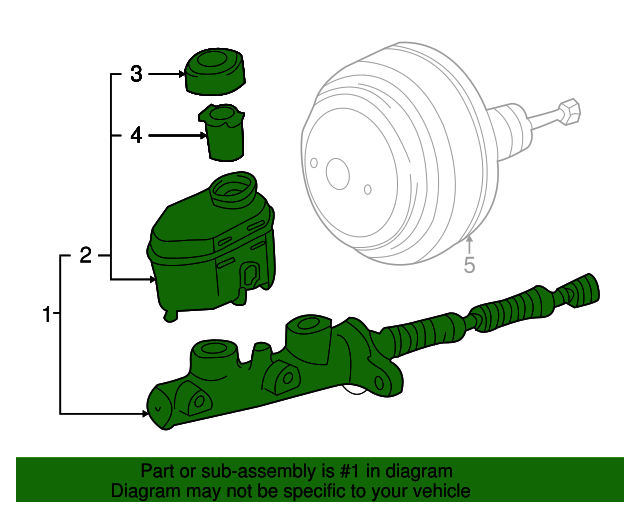 470250C031 Master Cylinder 2005 2006 Toyota Tundra Nucar Toyota