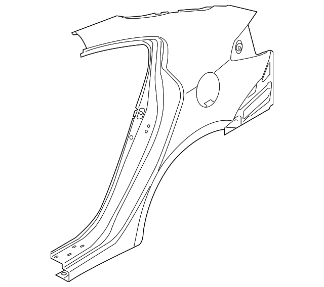 71504B0C00 Quarter Panel 20172018 Kia Forte Kia.Parts Store