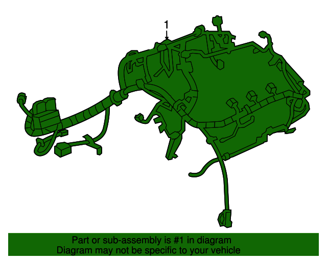 20132017 GM Fuel Injector Wiring Harness 12649565 OEM Parts Online