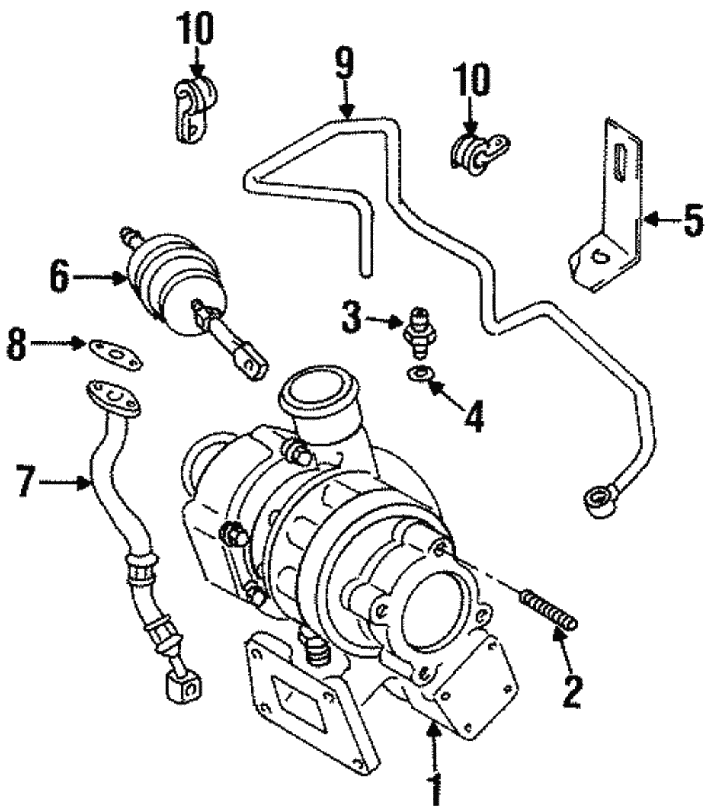 Turbocharger Mount Stud - Volkswagen (N-044-408-2)