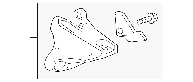 Driver Side Engine Mount Bracket - Cadillac (84144608)