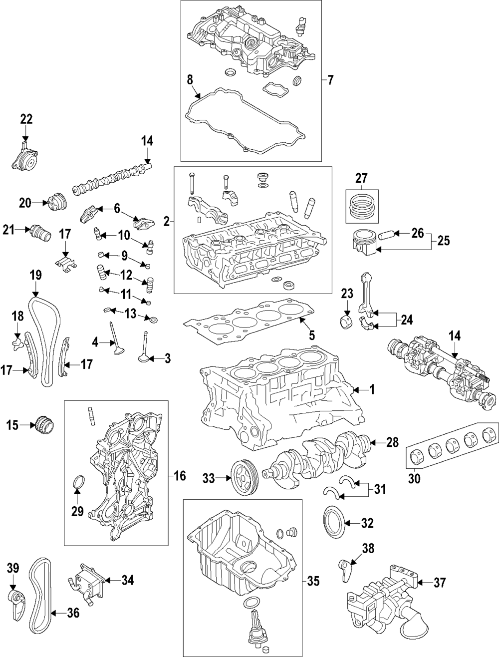 2024 Hyundai Santa Fe Vibration Damper 25290-2MHD0 | QuirkParts