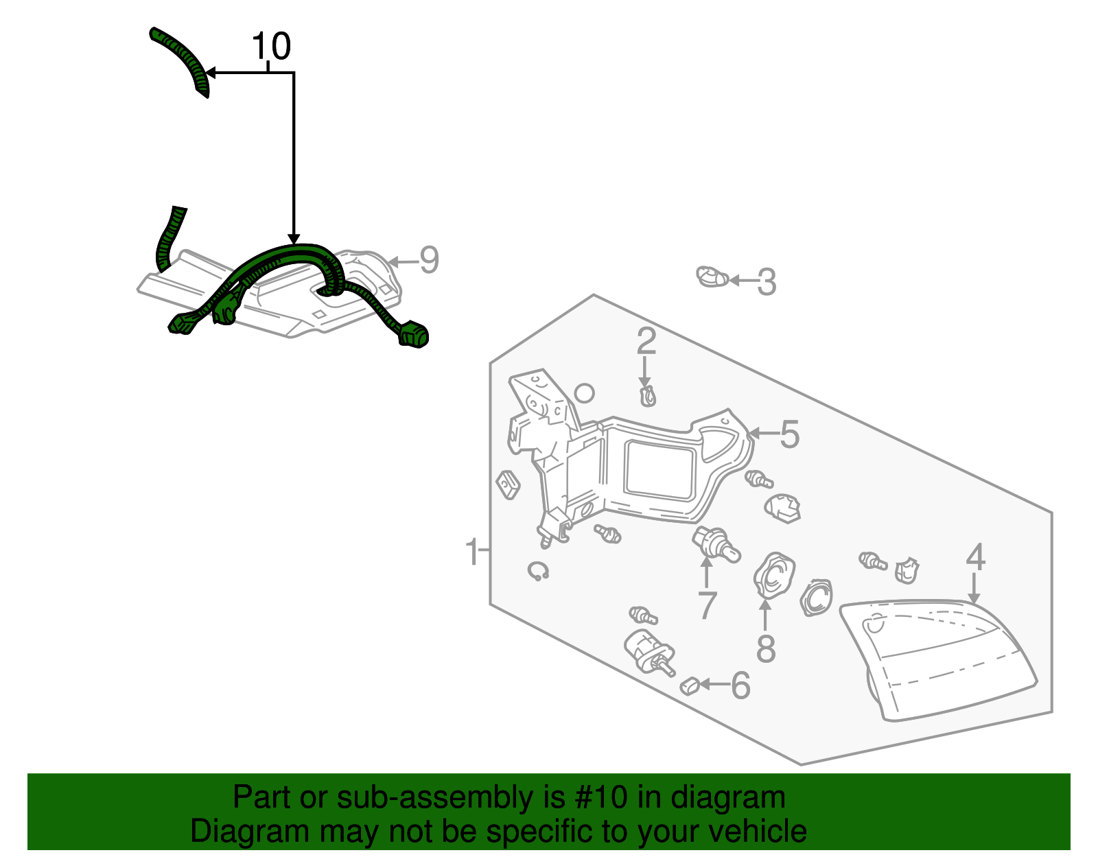Harness Assembly-Fwd Lp Wrg Olds - GM (12161280)