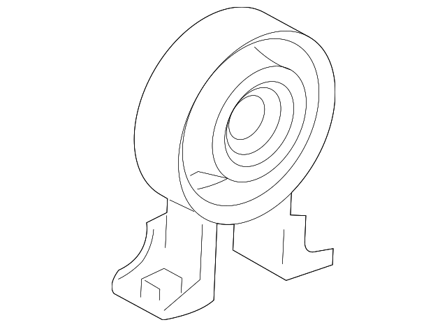 Drive Shaft Center Support Bearing - GM (89040334)
