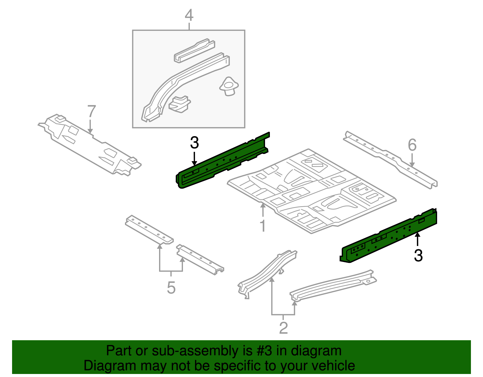 Rocker Panel - Ford (YL8Z-7810115-BA)