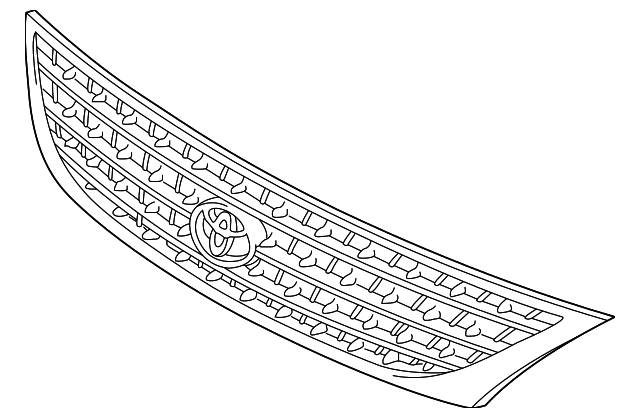 New CHROME CHROME/GRAY Front GRILLE For Toyota Avalon