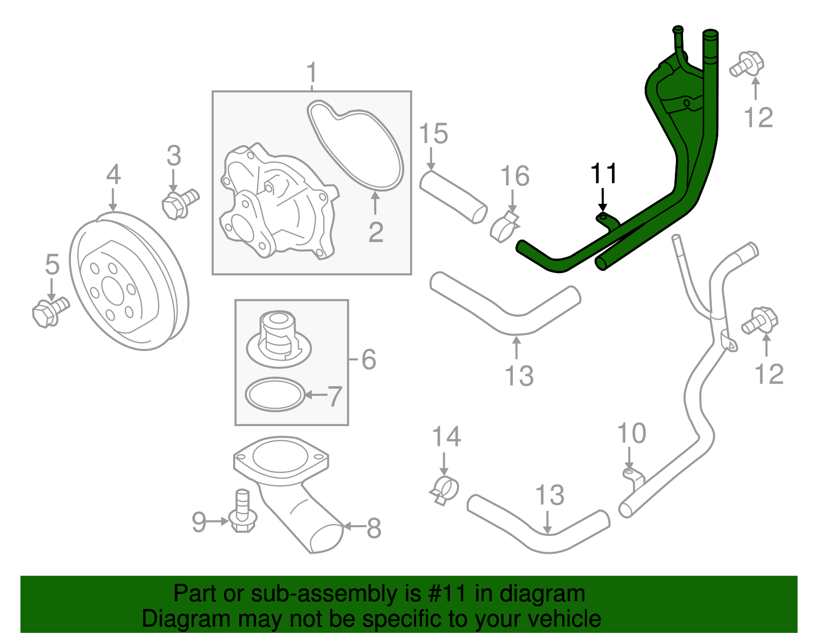 By-Pass Pipe - Scion (SU003-11650)
