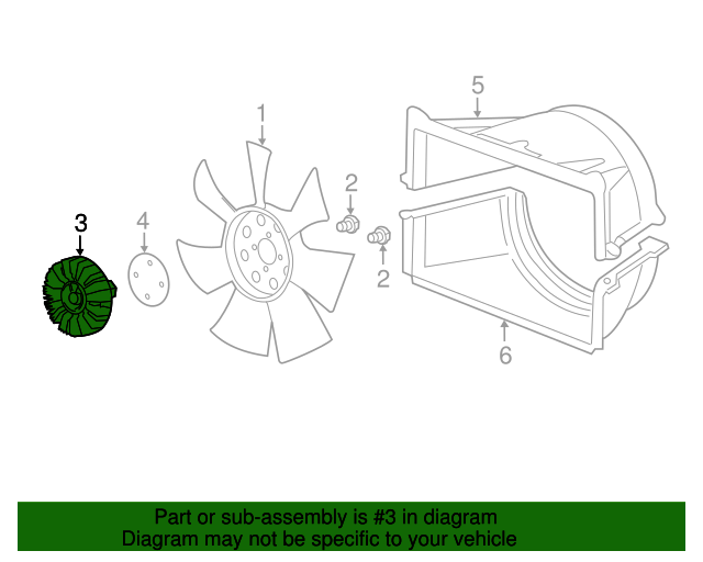 20112019 GM Fan Clutch 84568307 GM