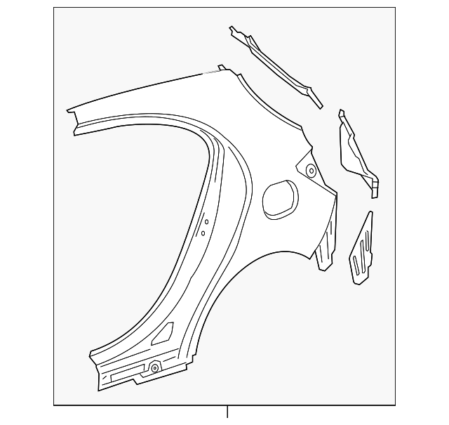 156-630-23-00 - Quarter Panel 2015-2020 Mercedes-Benz | Mercedes 